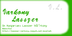 varkony lasszer business card
